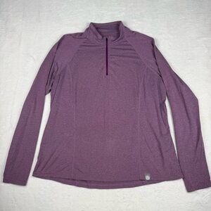 REI Midweight Base Layer Long Sleeve Shirt Half-Zip Top Women's 2XL XXL